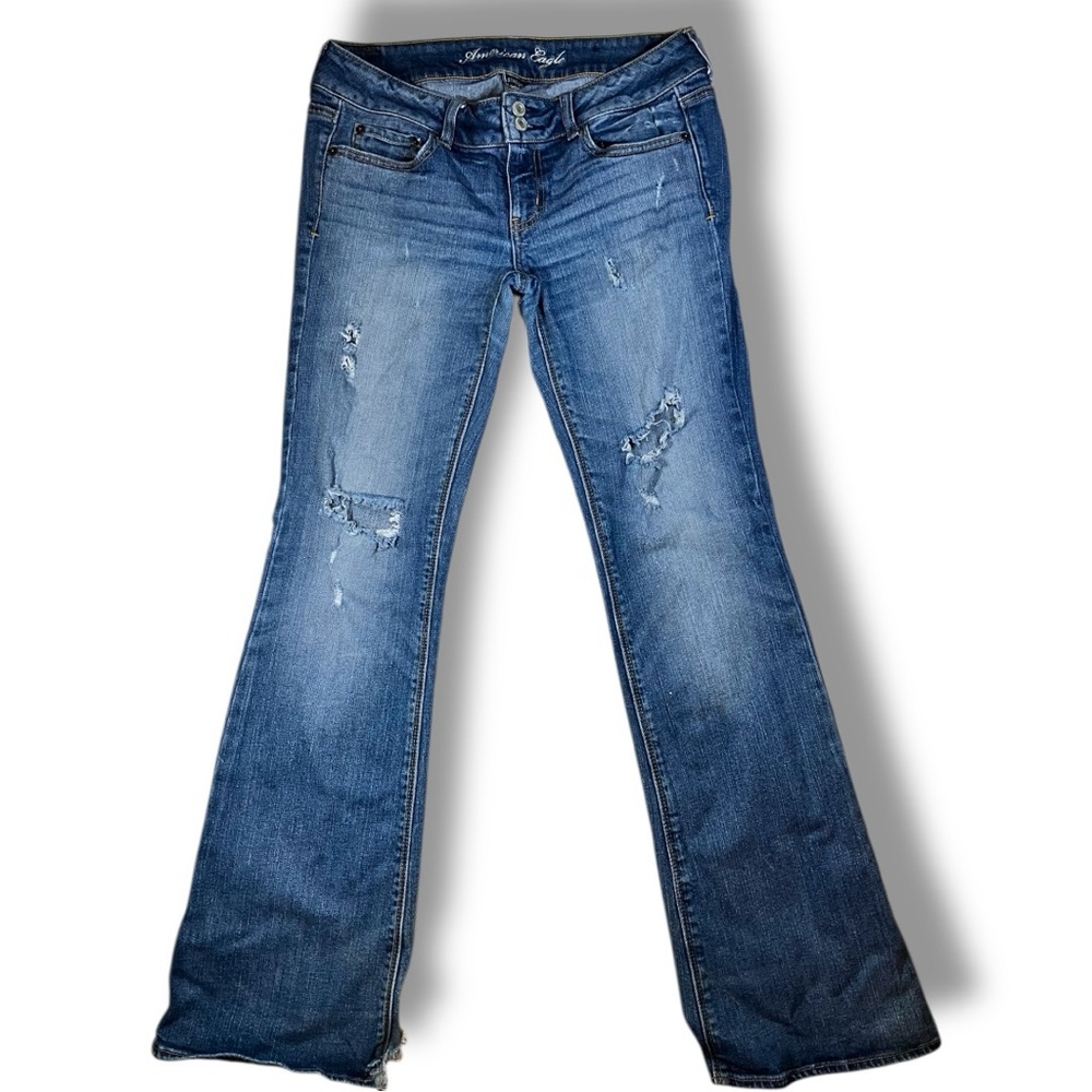 American Eagle Outfitters Blue Boot Cut Jeans